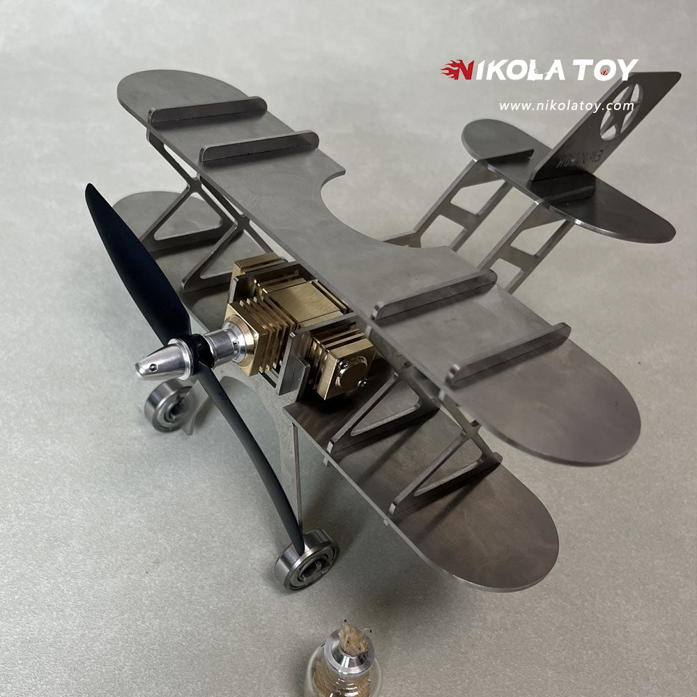 Stirling Engine - Upgraded Model aircraft - Nikola Toy