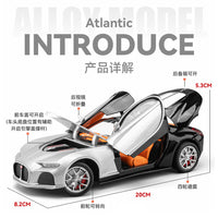 NIKOLATOY Alloy 1/24 Bugatti Atlantic Model Car - Nikola Toy