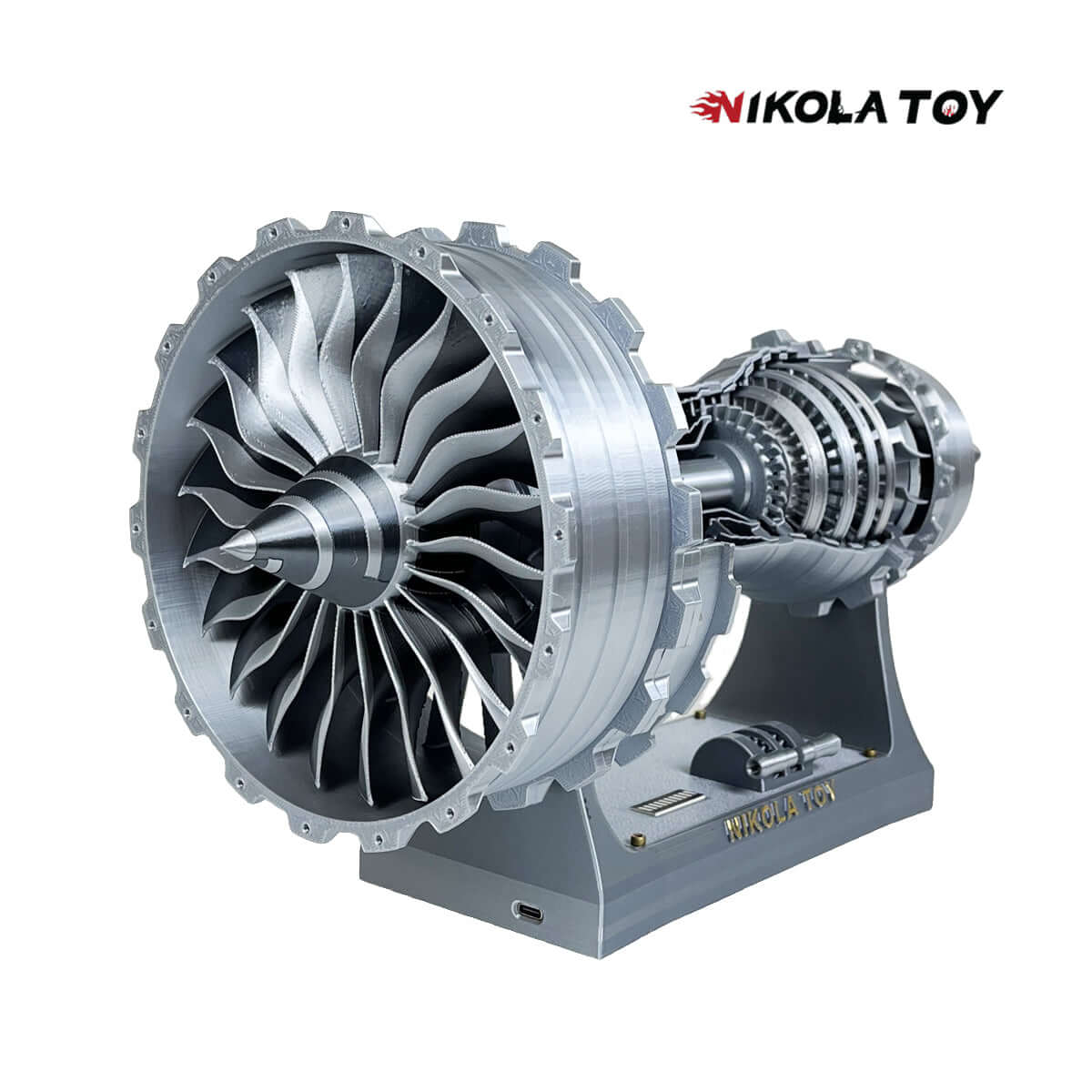 Final Version Of Rolls Royce Trent 900 Turbofan Engine Model (40CM/15.7In)