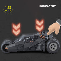 NIKOLATOY™ Authorized 1:18 Alloy Batmobile Model