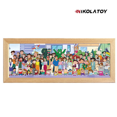 Creative Family Photo Acrylic Stereoscopic Painting (LED Light)