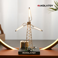 NIKOLATOY®DIY Windmill Night Light (Finished Product)