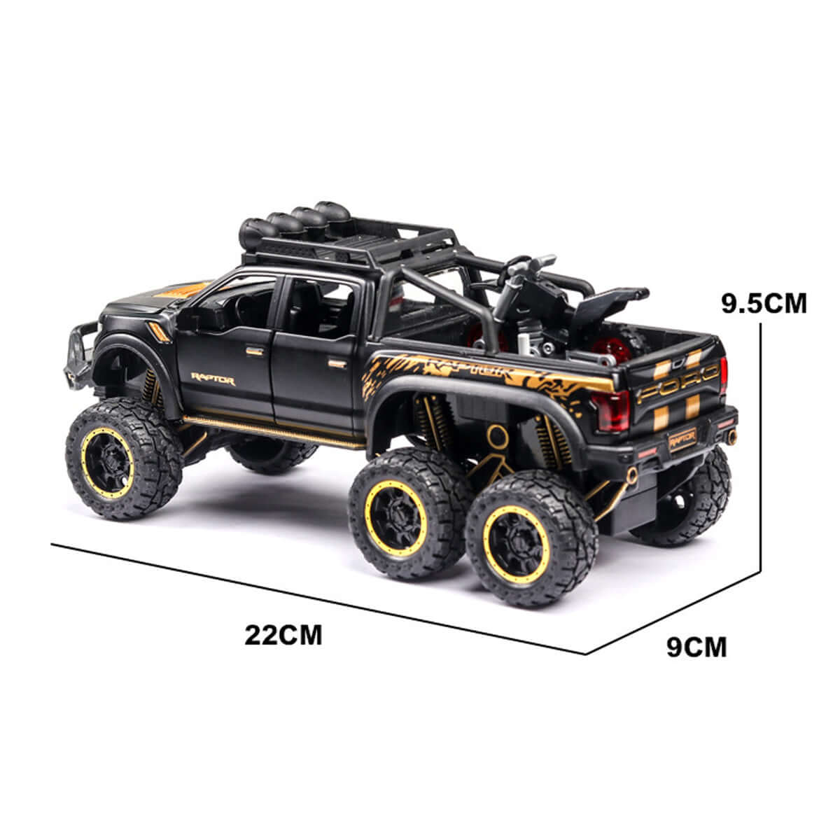 Alloy 1/28 Ford Raptor F150 Model Car