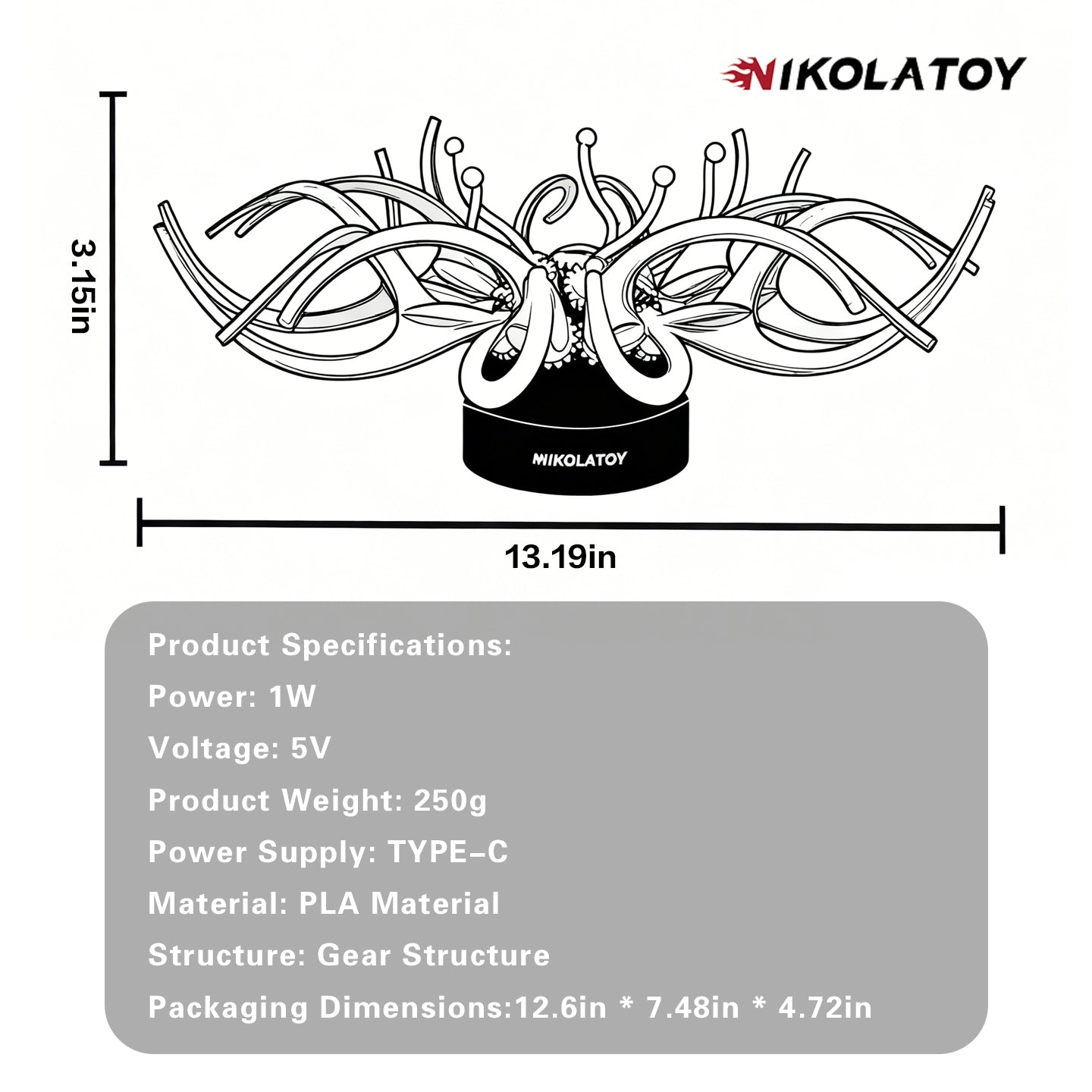 NIKOLATOY®Mechanical Flowers - Inspired by Saatchi Gallery