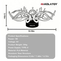 NIKOLATOY®Mechanical Flowers - Inspired by Saatchi Gallery