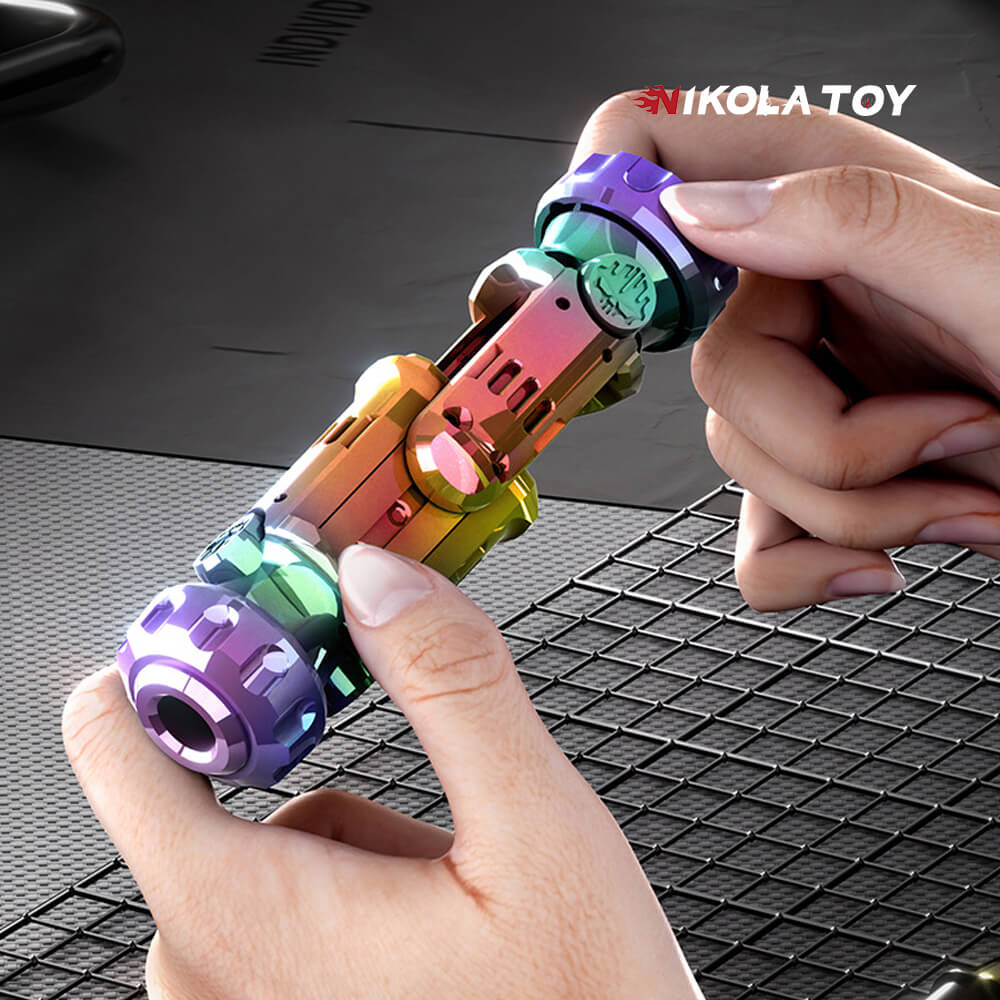 NIKOLATOY™ Alloy Agent Mini Shock Bomb Launcher Pistol Toy Gun