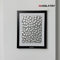 NIKOLATOY®Precision CNC alloy laser light effect art frame
