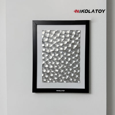Precision CNC Alloy Laser Light Effect Art Frame