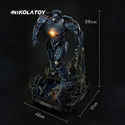 Pacific Rim Gipsy Danger P15 Mechanical Action LED Illuminated Figure Statue