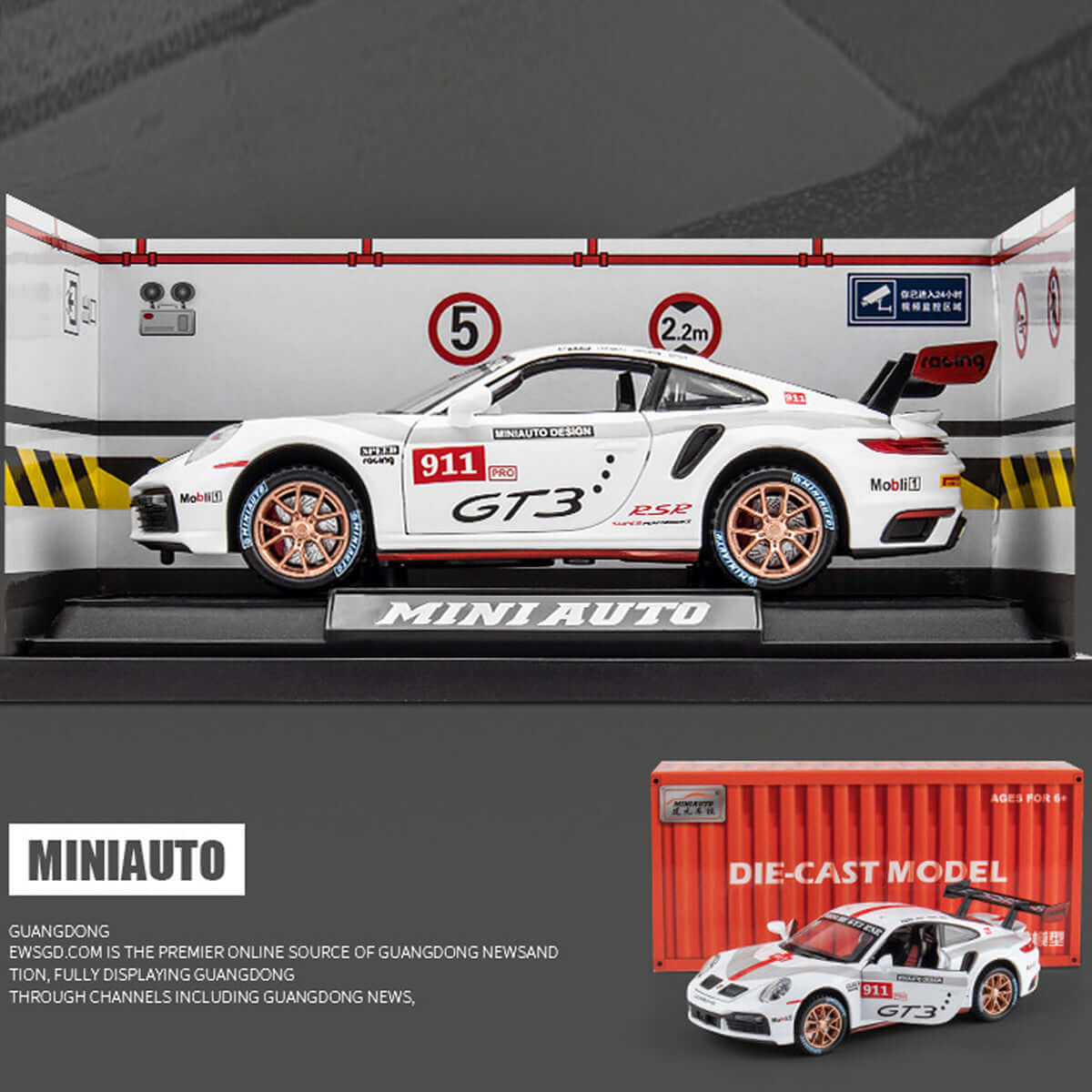 Alloy 1/32 Porsche 911 Track Edition Model Car
