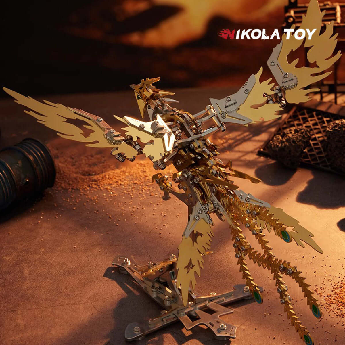 Mechanical Species - Phoenix (3D Metal Puzzle) – NIKOLATOY