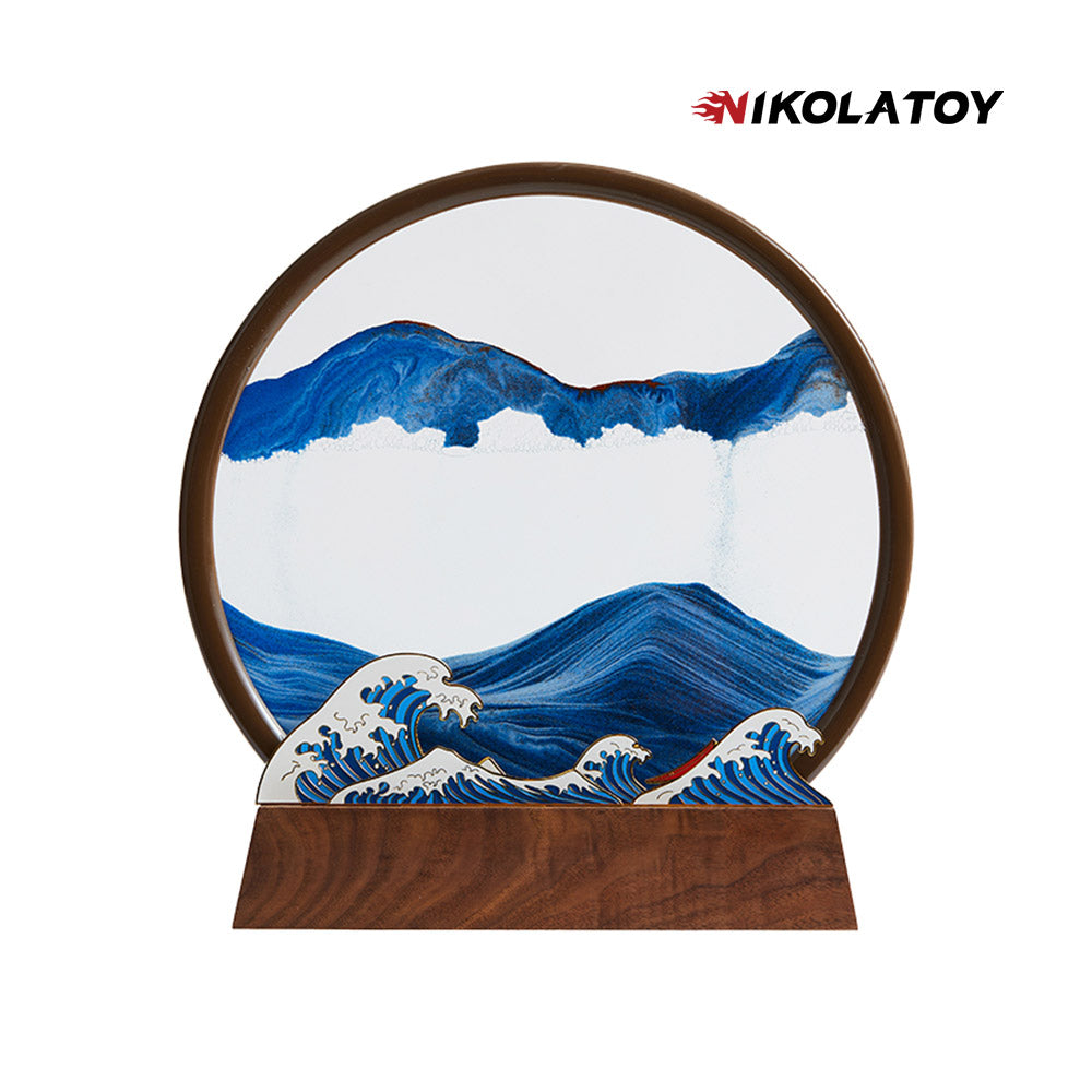 Ride the Waves 3D Moving Sand Art