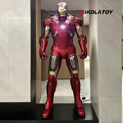 1:1 Full-Scale Iron Man Mark 7 LED Light-Up Sculpture