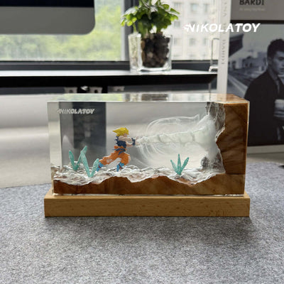 Kakarot Resin RGB Night Light Desktop Decoration