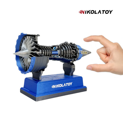 Miniature Trent 900 Turbofan Engine Model（12cm/4.8in）