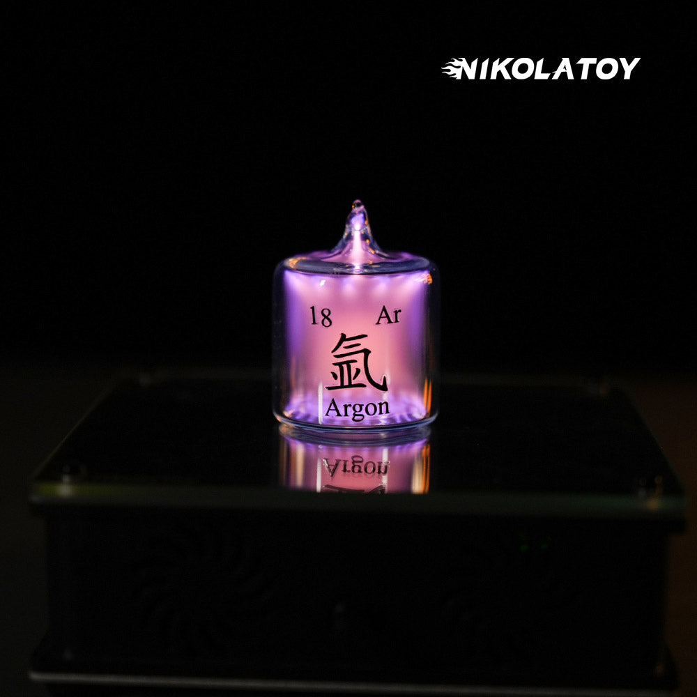 Noble Gas Cylinder Glow Tube Set