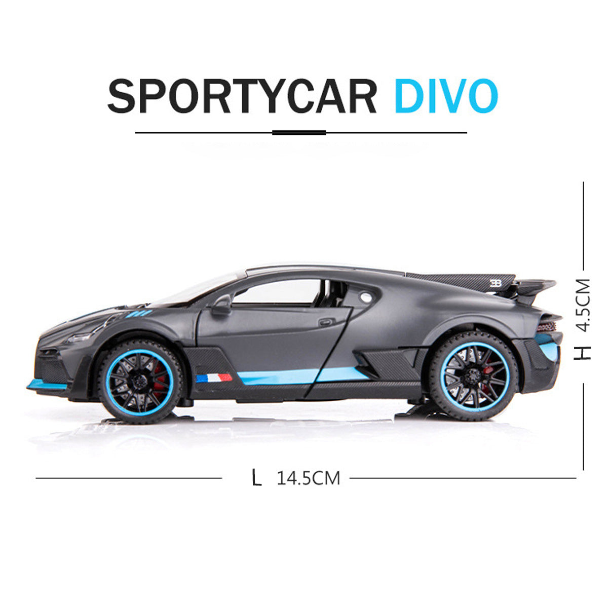 NIKOLATOY 1/24 Bugatti DIVO Model Car