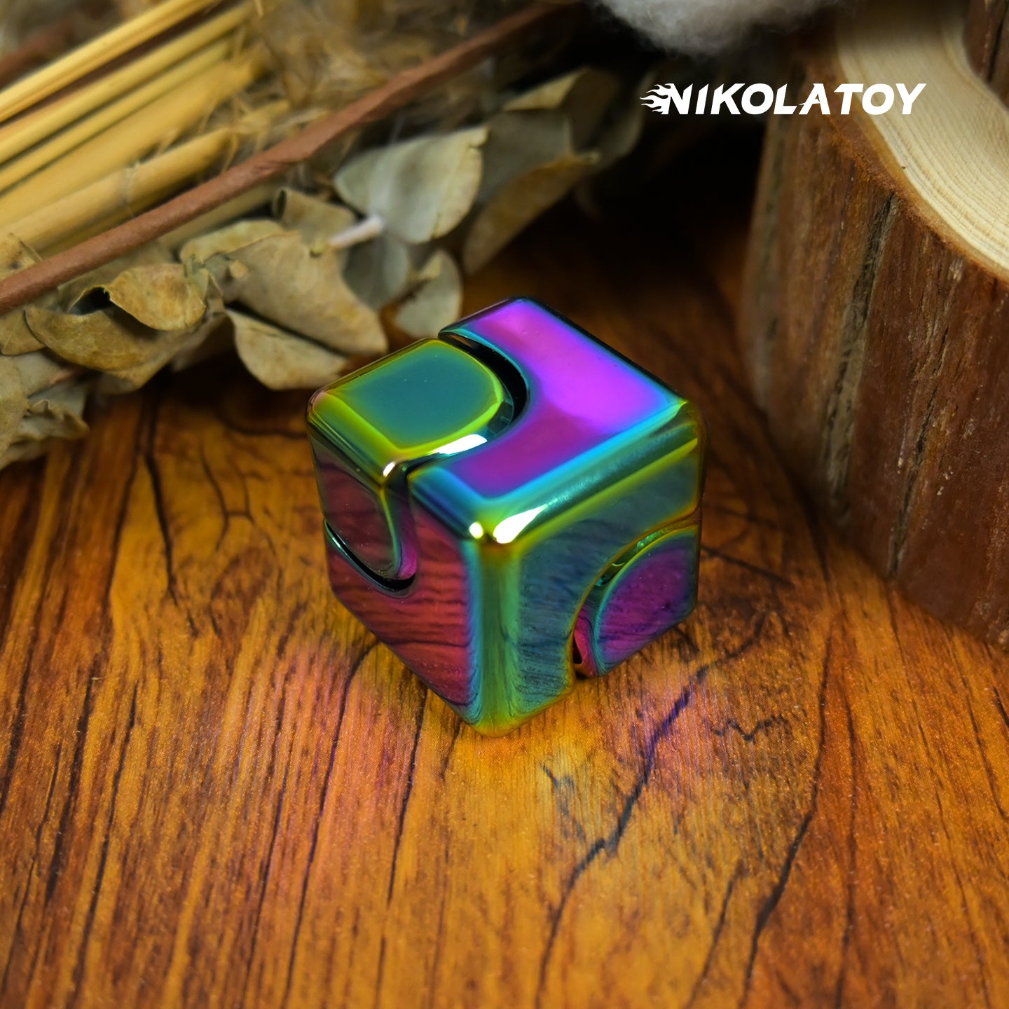 NIKOLATOY® EDC Fidget Toys - Square Spinning Top