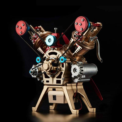 TECHING Alloy Mini Manual Assembly V2 Double- Cylinder Model Kits