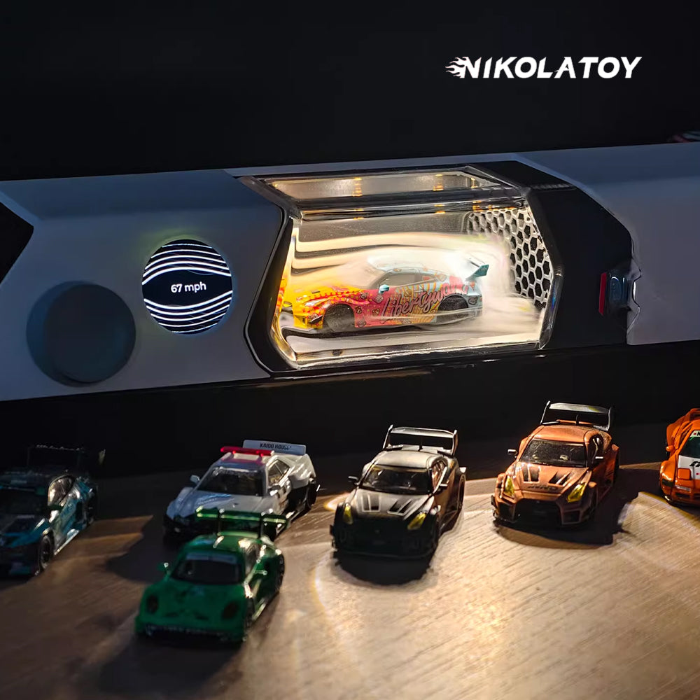 NIKOLATOY® 1:64 Windible car model desktop wind tunnel tester