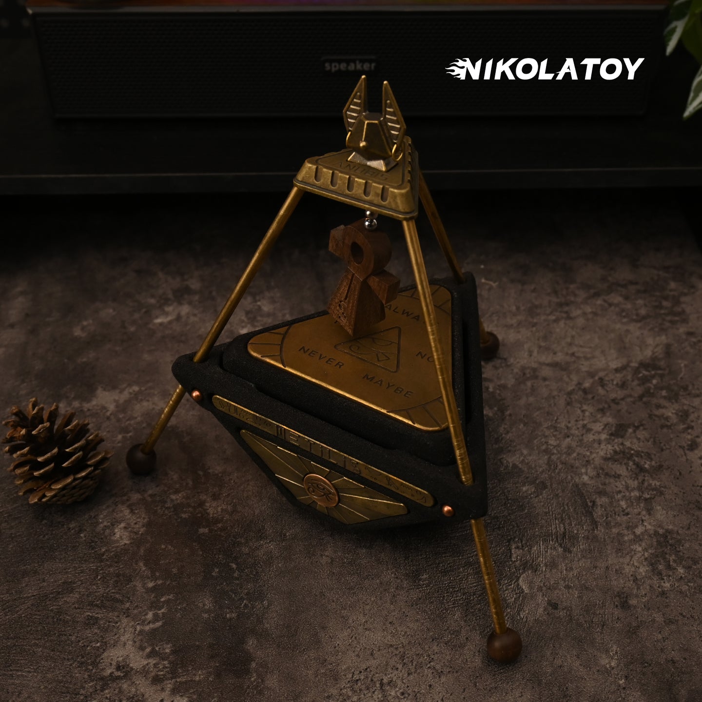 NIKOLATOY®Anubis Rule Decision making Incense Burner