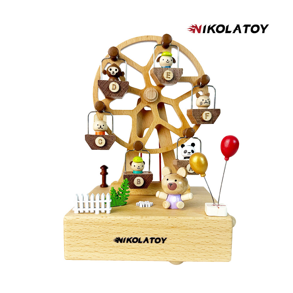 NIKOLATOY™ Wooden Art Music Box - Ferris wheel