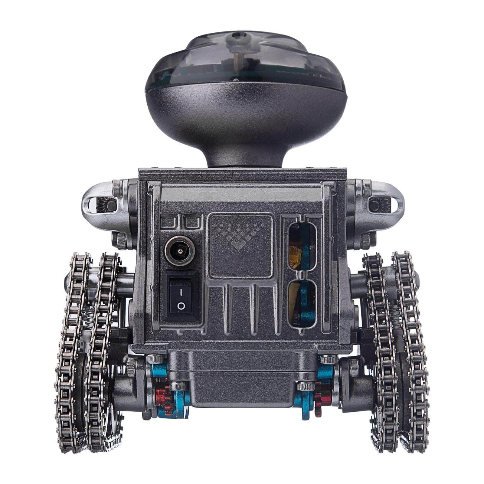 TECHING 160PCS Metal Remote Control Tank Robot Building Kits Bluetooth Speaker