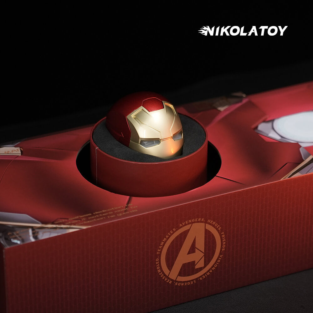 Iron Man Alloy Shell TWS Bluetooth Earbuds