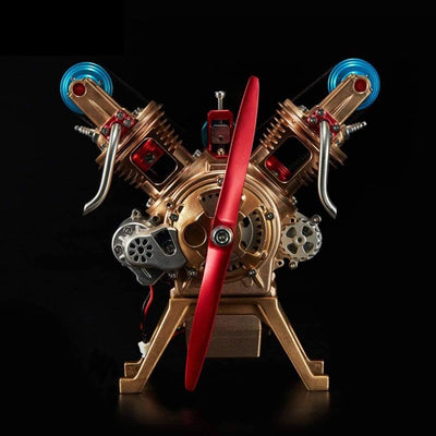 TECHING Alloy Mini Manual Assembly V2 Double- Cylinder Model Kits