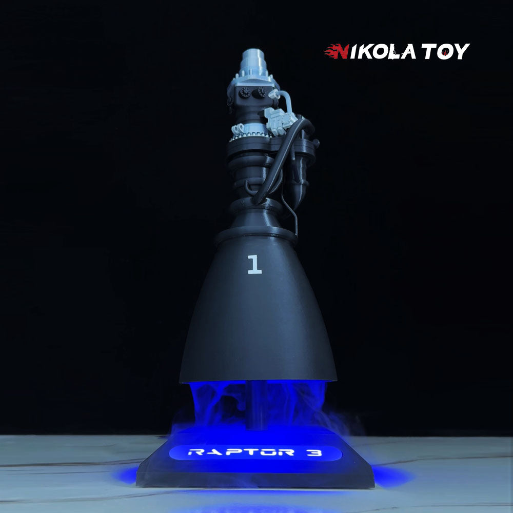 NIKOLATOY™SpaceX Raptor 3 engine model humidifier