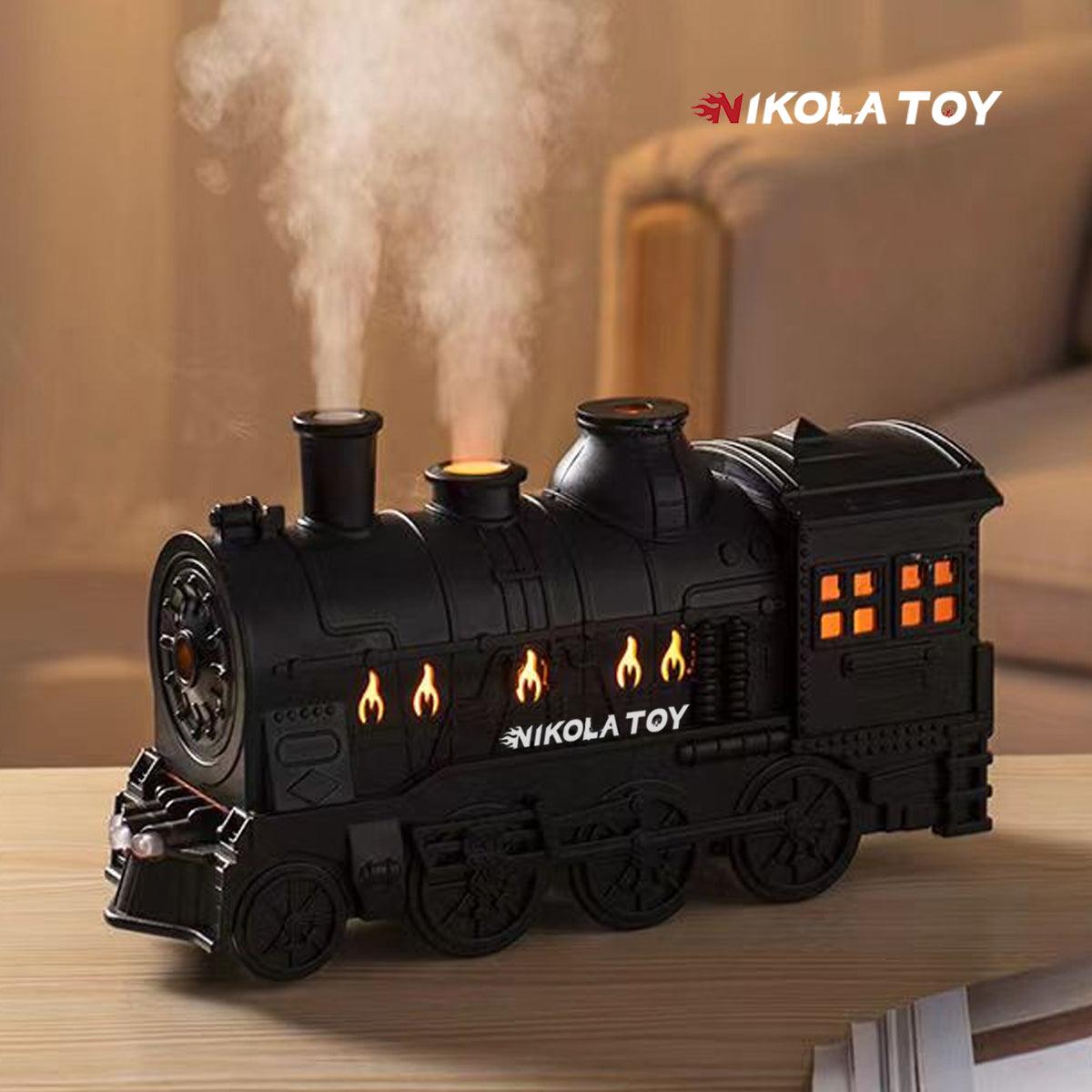 Creative steam train humidifier (aromatherapy machine) - Nikola Toy