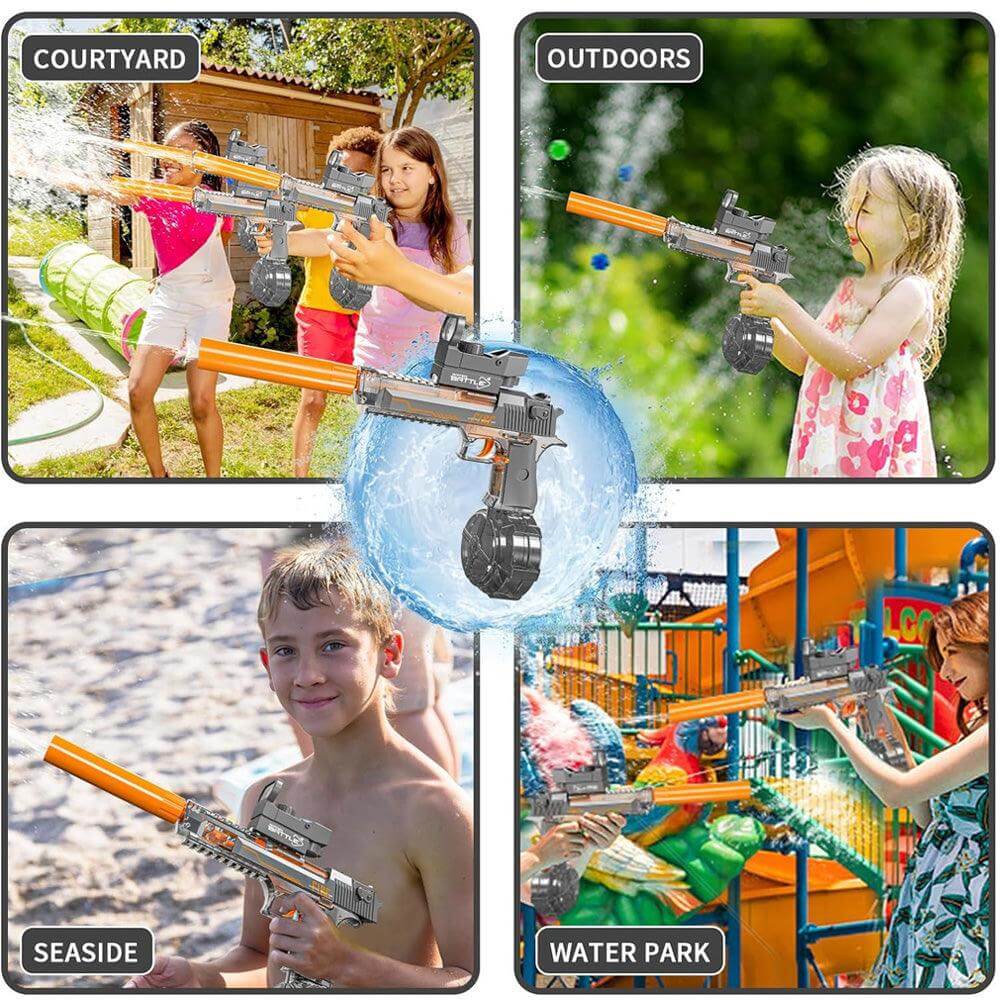 High Performance Black Electric Desert Eagle Water Gun