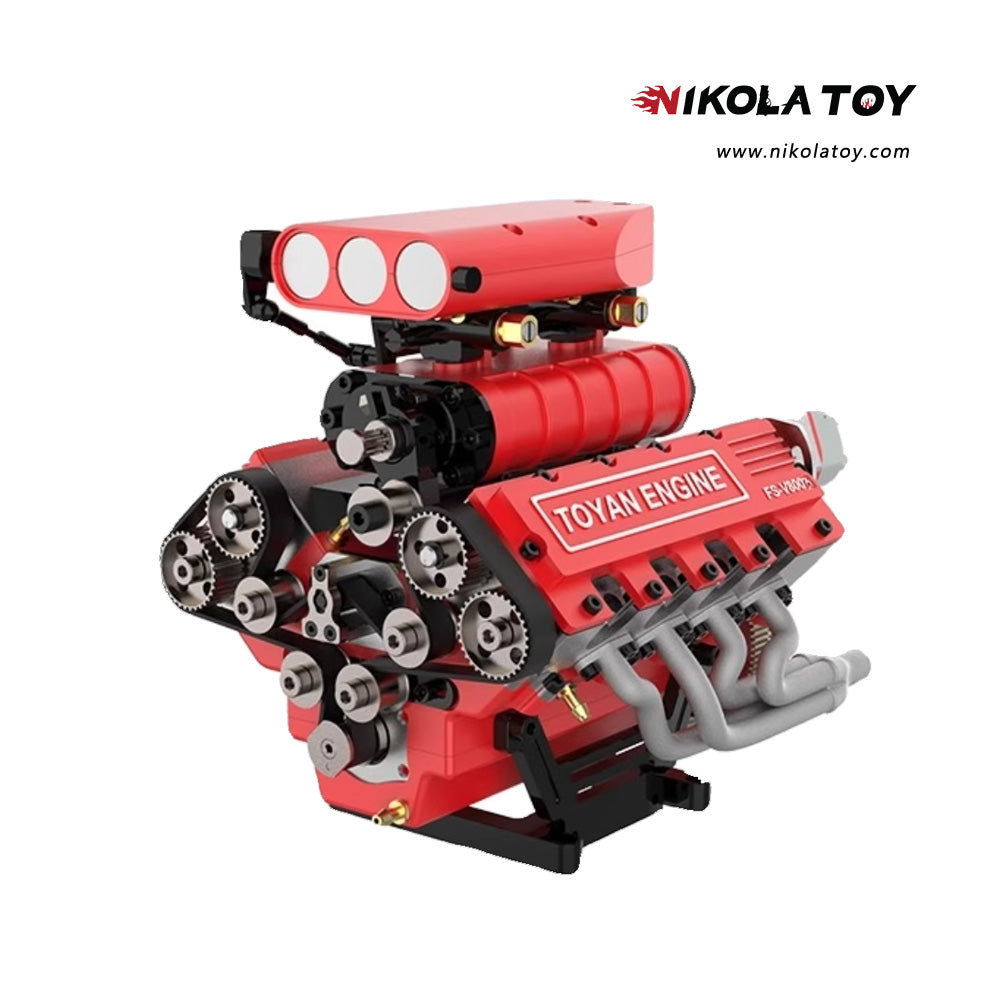 Toyan V800 Micro internal combustion engine - Gift set - Nikola Toy