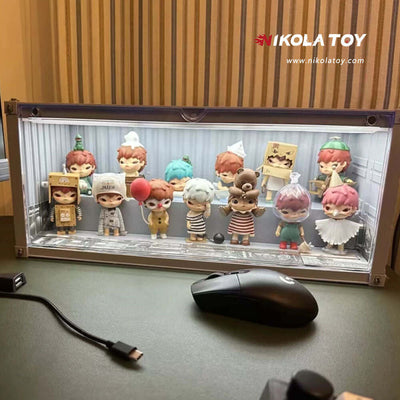 MAERSK Large- Sized Container Model Toy With LED Display Box(Multiple Containers Can Be Connected In Series)