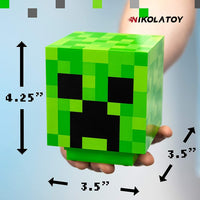 NIKOLATOY®Minecraft Creative Night Light & Toy