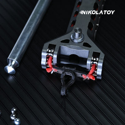Mechanical‑3 CNC Aluminum Quick‑Load Slingshot High‑Precision Outdoor Recreational Catapult