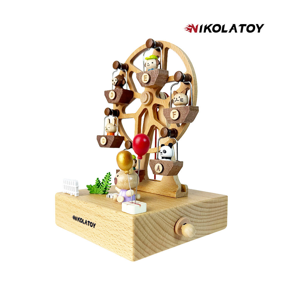 NIKOLATOY™ Wooden Art Music Box - Ferris wheel