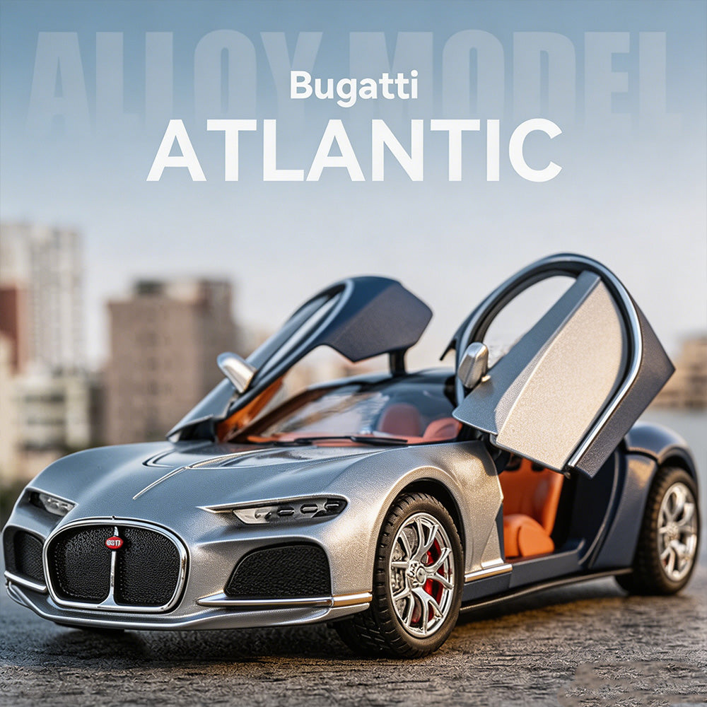 Alloy 1/24 Bugatti Atlantic Model Car – NIKOLATOY