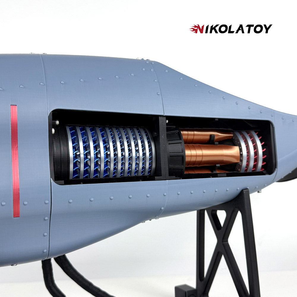 NIKOLATOY™ T56-A-15 turboprop engine from C-130 Hercules transport aircraft