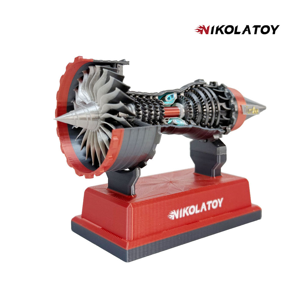 NIKOLATOY™ Miniature Trent 900 turbofan engine model（12cm/4.8in）