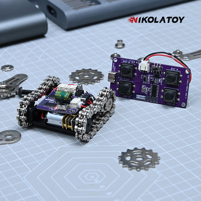 Mini Programmable Metal RC Robot Tank