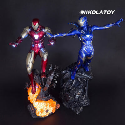 The Avengers 1/4 Scale Mark 85 & Mark 49 Rescue Full-Body Figurine Set