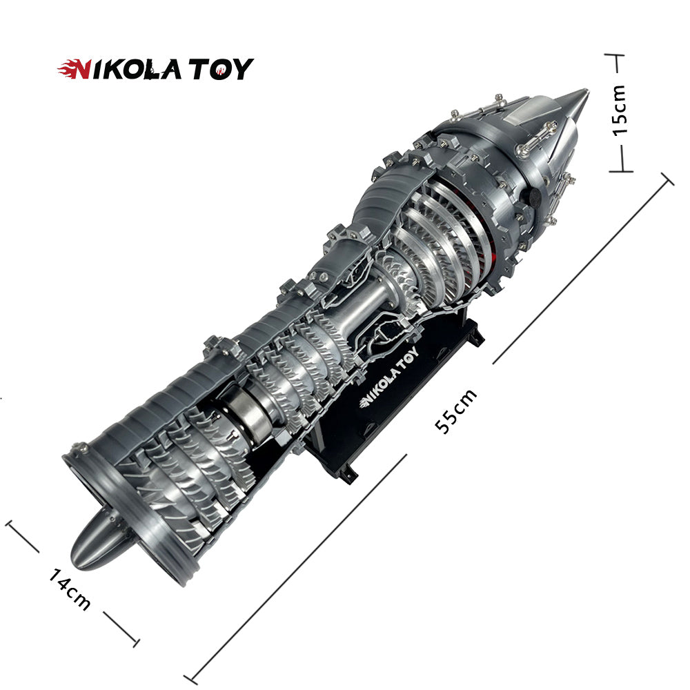 NikolaToy™  GE-J79 Military turbojet engine model