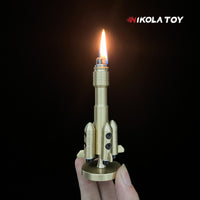 Fingertip gyroscopic rocket lighter