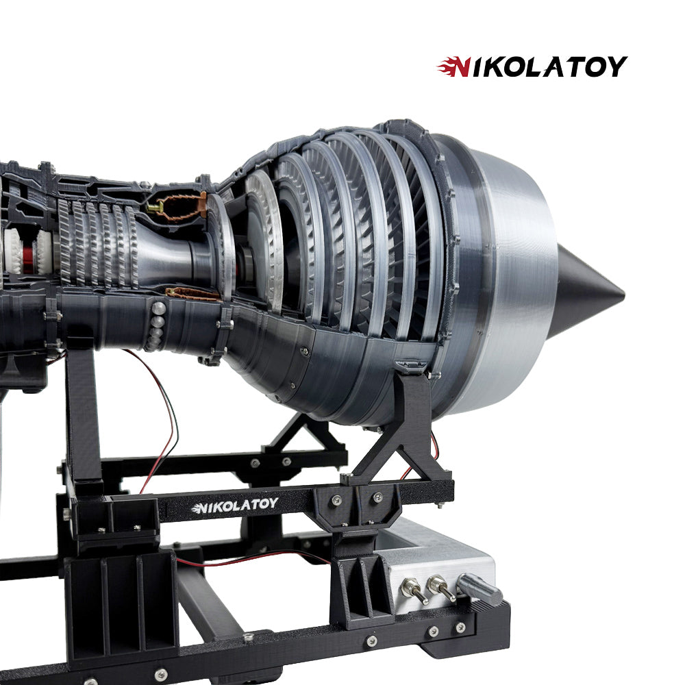 NIKOLATOY™ Highly restored Rolls Royce Trent 900 turbofan engine model (55cm/22in)