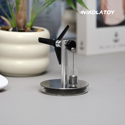 Temperature Difference Stirling Engine Propeller Mirror Cup Cover