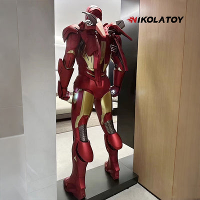 1:1 Full-Scale Iron Man Mark 7 LED Light-Up Sculpture