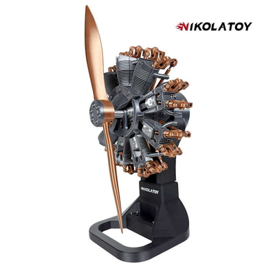 Highly Restored 9-Cylinder Radial Engine Model