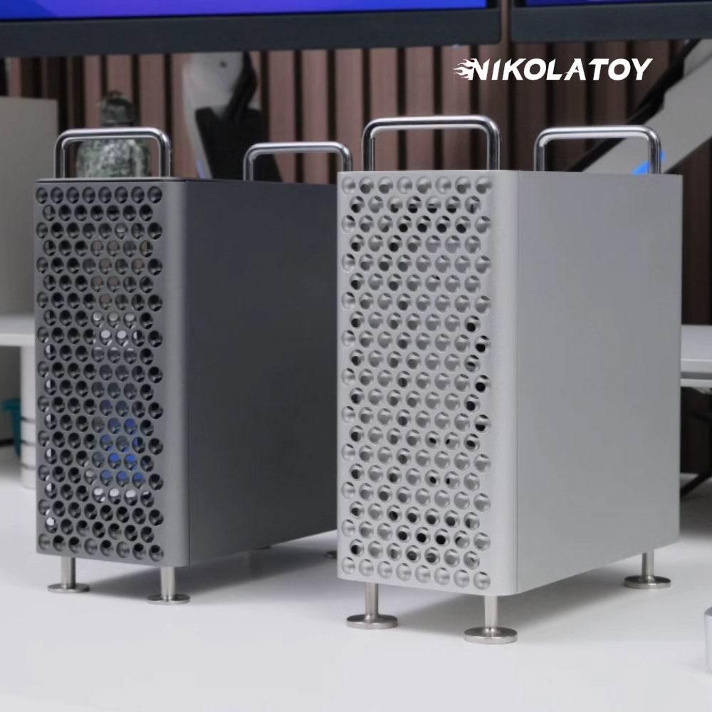 NIKOLATOY™ Modular alloy magnetic suction Macmini protective shell