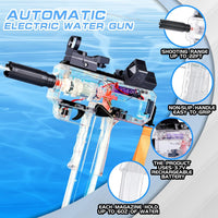 UZI Transparent automatic high-speed water gun - Nikola Toy